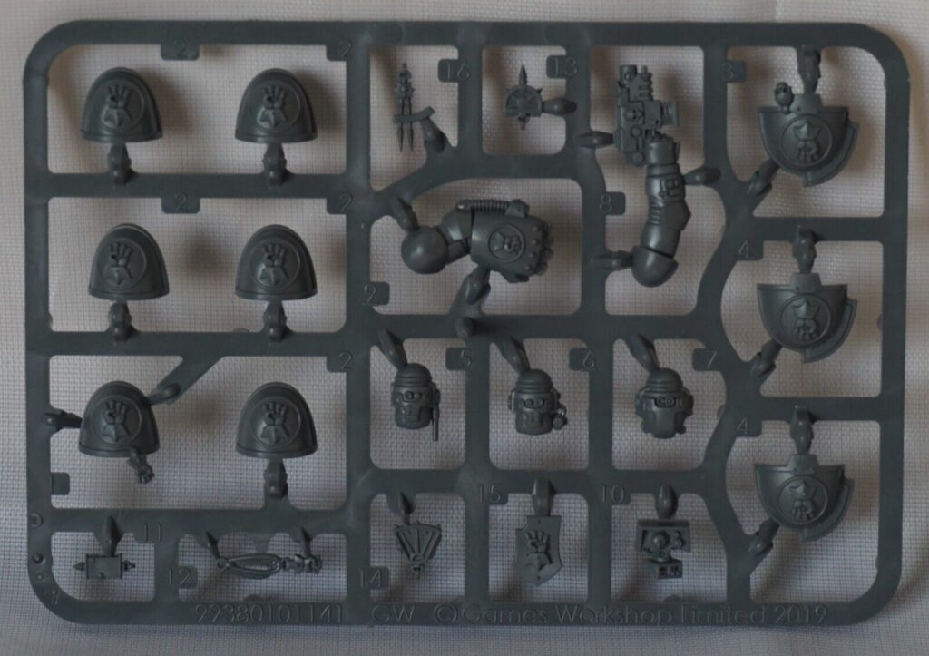 Imperial Fists Space Marine Primaris Upgrade Frame Wreckers Yard Toys