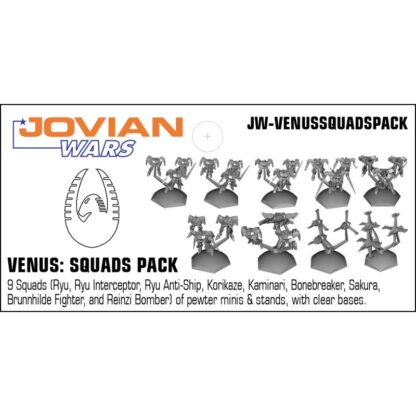 Jovian Wars Venus Exo-Armors Fighter & Bomber Squads (9 Bases)