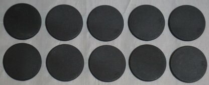 Generic 64.5mm Black Round Bases (10)