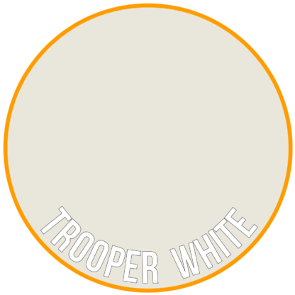 Two Thin Coats Paint: Trooper White