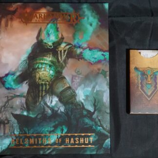 Helsmiths of Hashut Battletome and Cards